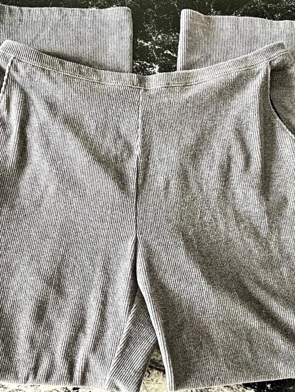 L.L.Bean Ribbed Lounge Pants in Gray Size XL Like New